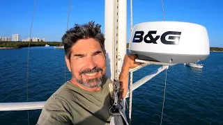 BOAT WORK- B&G Halo 20+ Radar and Zeus 3S 9 Chart plotter FULL INSTALL