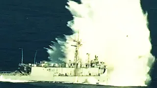 Submarine TORPEDO ATTACK! U.S. Navy SHIP SINKING exercise!