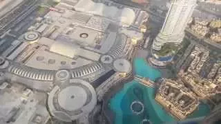 ОАЭ. Дубай. Вид с Бурдж Халифы днём и вечером
