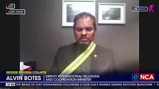 Alvin Botes speaks on George building collapse