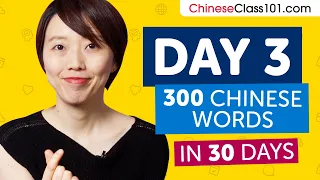 Day 3: 30/300 | Learn 300 Chinese Words in 30 Days Challenge