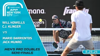 Zimmer Biomet APP New York City Open I Howells/Klinger vs. Barrientos/Munro | Men's Doubles Semi