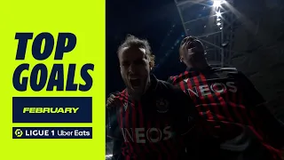 Top goals Ligue 1 Uber Eats - February (season 2022/2023)