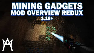 Minecraft | Mining Gadgets Mod Overview Redux (1.18+)