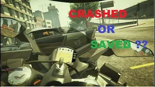 GTA 5    HINDI MOTOVLOG   CRASH or SAVED ??