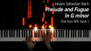 J.S. Bach - Prelude and Fugue 16 in G minor, BWV 861 (harpsichord, A=415)