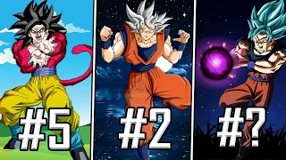 Top 10 Strongest Techniques Of Goku!!!