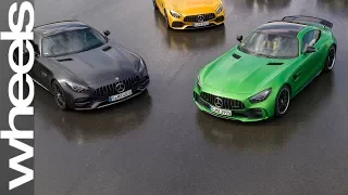 Mercedes-AMG GT R on track vs GT C on road | Wheels Australia