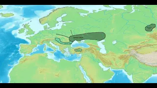 Migration of the Indo-Europeans over time