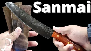 Forging A San Mai Knife - 15n20 with 1080 Core