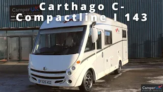 Carthago C-Compactline I 143 Motorhome For Sale at Camper UK