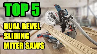 TOP 5: Best Dual Bevel Sliding Miter Saws 2022 | Very Powerful Saws