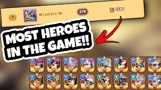 Idle Heroes- BIGGEST WHALE ACCOUNT?!