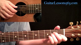 Kansas - Dust In The Wind Guitar Lesson Pt.1 - Intro & Verse