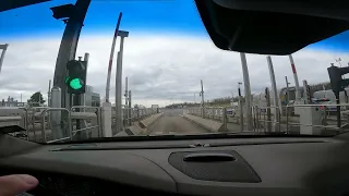 TIMELAPSE ROAD TRIP#1 - MEUNG SUR LOIRE REST AREA TO CENTER PARCS LE BOIS AUX DAIMS, FRANCE