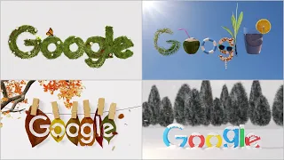 The Four Seasons in the Google Logo - Intro Animations