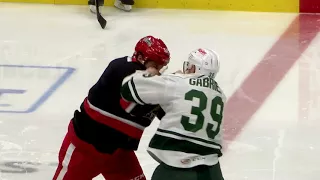 McIlrath and Gabriel drop the gloves