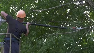 Буревій у Миргороді. Наслідки та їх ліквідація