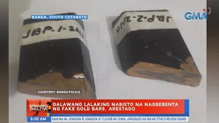 UB: 2 lalaking nabisto na nagbebenta ng fake gold bars, arestado
