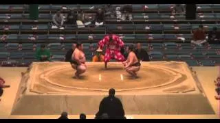 Koseki vs Teraofuji Day 10 Sumo Haru Basho March 2014