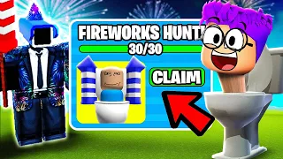 How To Find ALL FIREWORKS In ROBLOX SKIBIDI TOILET TOWER DEFENSE!? (ALL LOCATIONS!)