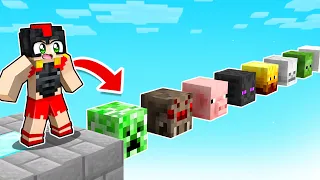 MINECRAFT: ¡Sobrevive al SKYBLOCK de MOBS PELIGROSOS! ☠️😱 INVICTOR