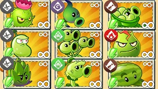 PvZ 2 Minigame - Every Plant Use Power Up INFINITE Vs 30 Mecha Football Zombie