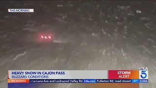 Snow, rain impact area freeways