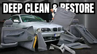 BMW E46 Interior DEEP Clean & Restore - Car Detail