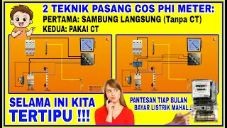 🟡 CARA BENAR PASANG COS PHI METER.