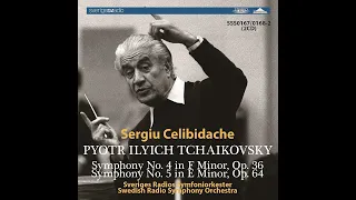 Tchaikovsky - Symphony No 4 - Celibidache, Swedish Radio Symphony (1970)