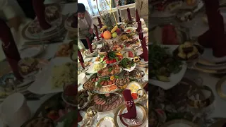 Samarkand Wedding Table 2019. Grand Sultan Restaurant