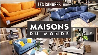 🛋MAISONS DU MONDE : canapés, canapés d'angle, canapés modulables 2021