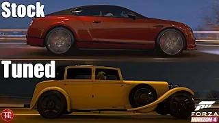 Forza Horizon 4: Stock vs Tuned! Bentley Continental Supersports vs Bentley 8 Liter!!