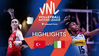 🇹🇷 TÜR vs. 🇮🇹 ITA - Highlights Week 1 | Women's VNL 2022