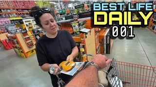 HOME VLOG: Uneventful May 1st and more House Projects.. Another Home Depot Trip + Dinner