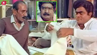 Kaikala Satyanarayana And babu Mohan Telugu Old Ultimate Comedy Scene | @TeluguVideoZ