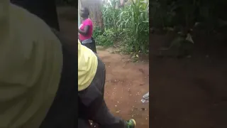 Amazing total football skills by a local African village woman