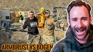 DIE BEIDEN SIND CHAOS PUR! Armbrust vs. Bogen mit Mattin und Fritz | Otto reagiert