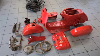 Restauro Vespa  PX125  Rossa