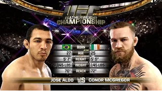 UFC 194 - Conor McGregor vs Jose Aldo (Simulation)