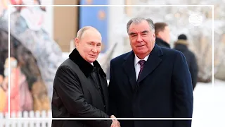 Президент Путин с лидерами Беларуси и Центральной Азии в Казани: Видео