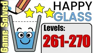 Happy Glass | All Levels 261-270 (Solution 3 Stars ★★★)