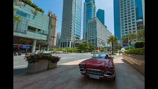 【4K】Guangzhou, China. Downtown Walk on a sunny day, 26 April 2023