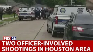 Houston manhunt following officer shootings