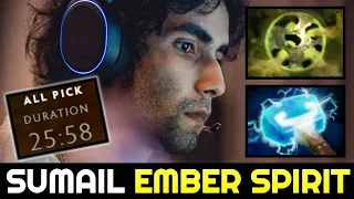 SECRET.SUMAIL Mid Ember Spirit — 25min Game 100% Outplay