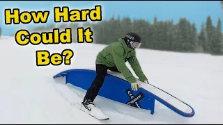 Pro Snowboarder Tries Ski Blading