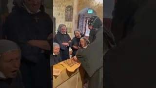 Singing Lord's Prayer In Aramaic With Catholic Sisters | Syriac Orthodox And Roman Catholic Visit