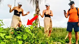 Bushman Prank: Oscar-Worthy Reactions 😂 - Lembongan Island, Bali