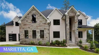 Inside this Stunning MODERN New Construction HOME North of Atlanta | 7 BEDS | 6 BATHS | 6,811 SQFT